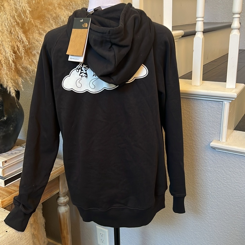 The North Face Climb Sweatshirt Hoodie Black Size Medium - Picture 4 of 7